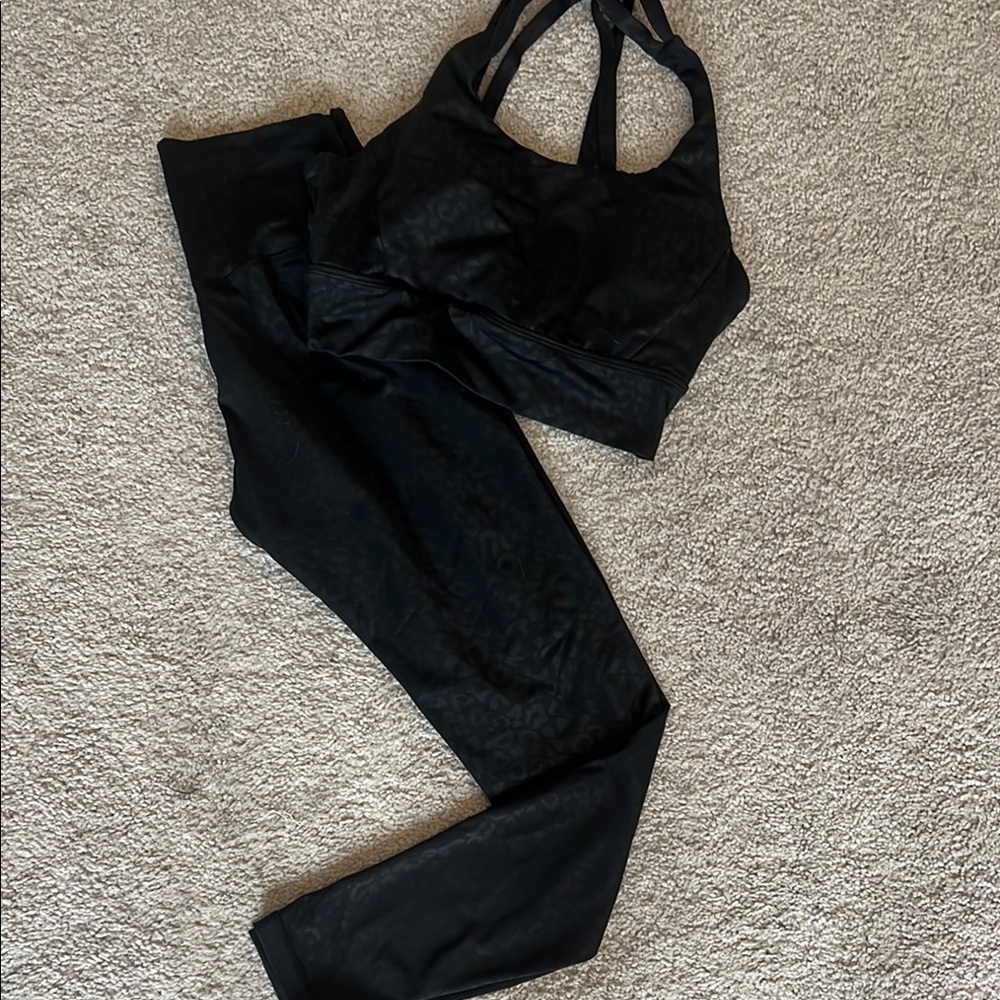 Buffbunny Rebel Set in Black Leopard